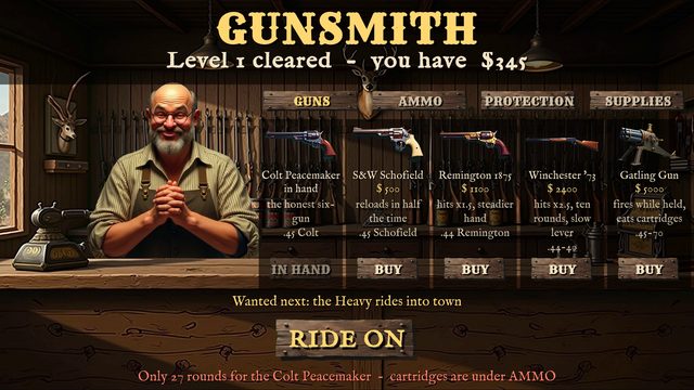 West Bank Reloaded: gunsmith shop